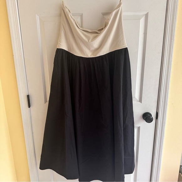 J. Crew Strapless colorblock mixy dress NWT Size 2X Minimalist Classic - Picture 9 of 11